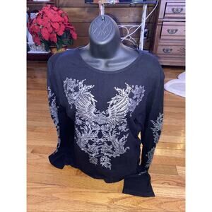 Women’s Harley Davidson Long Sleeve Shirt XL Black